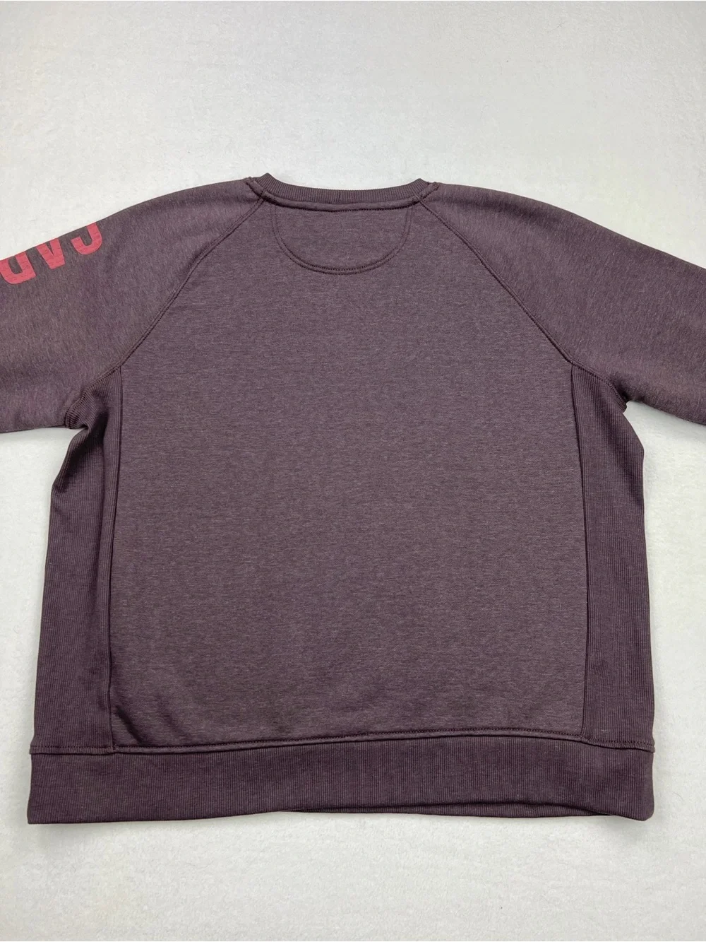 Carhartt Wmns Relaxed Fit Crewneck Black Logo Sweatshirt Heather Purple Sz XXL